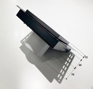 Теневой диффузор под плитку с вентиляторомFoZa VD4 скрытого монтажа, под плитку